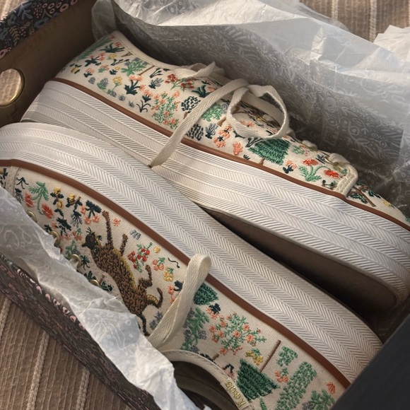Keds X Rifle Paper Co Embroidered Sneakers - Picture 11 of 11